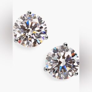 Nordstrom Sparkling Silver Crystal Earrings